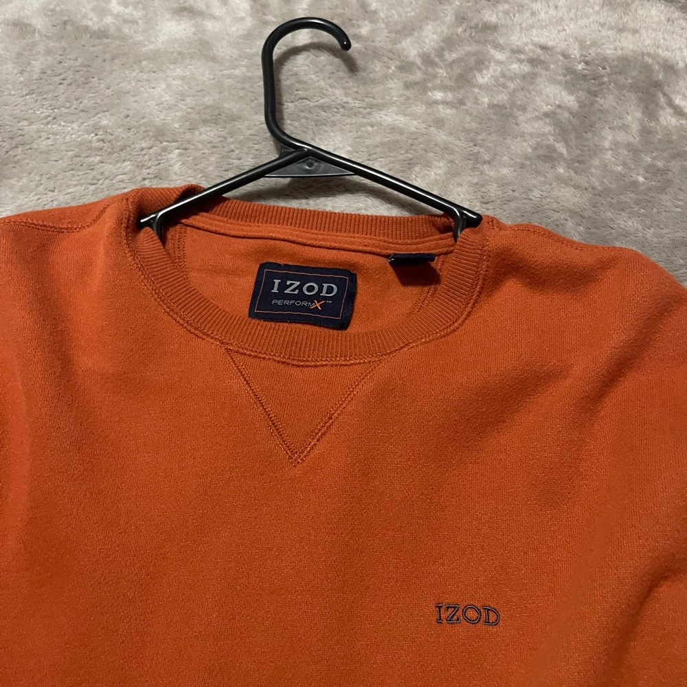 IZOD Orange Crewneck Sweater